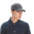 Graphite Grey - Side - Beechfield Unisex Authentic 6 Panel Baseball Cap (Pack of 2)