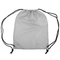 Silver Grey - Front - Shugon Stafford Plain Drawstring Tote Bag - 13 Litres (Pack of 2)