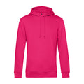 Magenta Pink - Front - B&C Mens Organic Hooded Sweater