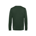 Forest Green - Back - B&C Mens Organic Crew Neck Sweat