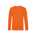 Pure Orange - Front - B&C Mens Organic Crew Neck Sweat