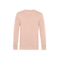 Soft Rose - Front - B&C Mens Organic Crew Neck Sweat