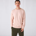 Soft Rose - Back - B&C Mens Organic Crew Neck Sweat