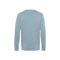 Blue Fog - Back - B&C Mens Organic Crew Neck Sweat