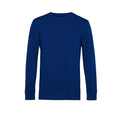 Royal Blue - Front - B&C Mens Organic Crew Neck Sweat