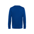 Royal Blue - Back - B&C Mens Organic Crew Neck Sweat