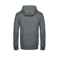 Heather Mid Grey - Back - B&C Mens King Zipped Hooded Sweat