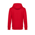 Red - Back - B&C Mens King Zipped Hooded Sweat