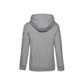 Grey Heather - Back - B&C Womens-Ladies Queen Hoodie