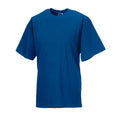 Bright Royal Blue - Front - Russell Mens Organic Short-Sleeved T-Shirt