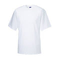 White - Front - Russell Mens Organic Short-Sleeved T-Shirt