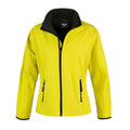 Yellow-Black - Front - Result Womens-Ladies Softshell Body Warmer