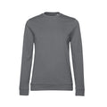 Elephant Grey - Front - B&C Womens-Ladies Set-in Sweatshirt