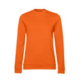 Orange - Front - B&C Womens-Ladies Set-in Sweatshirt