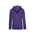 Radiant Purple - Back - B&C Womens-Ladies Organic Hoodie