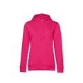 Bright Magenta - Front - B&C Womens-Ladies Organic Hoodie