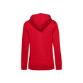 Red - Back - B&C Womens-Ladies Organic Hoodie