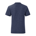 Heather Navy - Back - Fruit of the Loom Girls Iconic 150 T-Shirt