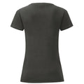 Light Graphite - Back - Fruit of the Loom Girls Iconic 150 T-Shirt