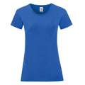 Royal Blue - Front - Fruit of the Loom Girls Iconic 150 T-Shirt