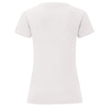 White - Back - Fruit of the Loom Girls Iconic 150 T-Shirt