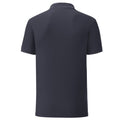 Deep Navy - Back - Fruit of the Loom Mens Tailored Polo Shirt