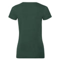 Bottle Green - Back - Russell Womens-Ladies Organic Short-Sleeved T-Shirt