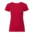 Classic Red - Front - Russell Womens-Ladies Organic Short-Sleeved T-Shirt