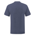 Heather Navy - Back - Fruit Of The Loom Mens Iconic 150 T-Shirt