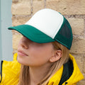 Bottle Green-White - Back - Result Detroit Trucker Cap