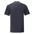 Dark Navy - Back - Fruit of the Loom Mens Iconic 150 V Neck T-Shirt