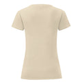 Natural - Side - Fruit of the Loom Womens-Ladies Iconic 150 T-Shirt