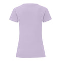 Soft Lavender - Back - Fruit of the Loom Womens-Ladies Iconic 150 T-Shirt