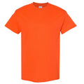 Orange - Front - Gildan Mens Heavy Cotton Short-Sleeved T-Shirt