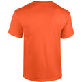 Orange - Back - Gildan Mens Heavy Cotton Short-Sleeved T-Shirt