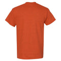 Orange - Side - Gildan Mens Heavy Cotton Short-Sleeved T-Shirt