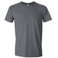 Dark Heather - Front - Gildan Mens Short Sleeve Soft-Style T-Shirt