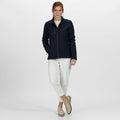 Navy - Side - Regatta Womens-Ladies Honestly Made Recycled Fleece