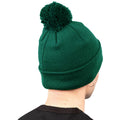 Bottle Green - Back - Beechfield Snowstar Organic Cotton Beanie