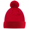 Classic Red - Back - Beechfield Snowstar Organic Cotton Beanie