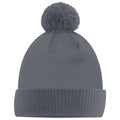 Graphite - Back - Beechfield Snowstar Organic Cotton Beanie