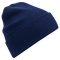 Oxford Navy - Front - Beechfield Original Organic Cotton Cuffed Beanie