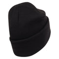 Black - Back - Beechfield Original Organic Cotton Cuffed Beanie