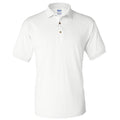 Dark Heather - Side - Gildan Adult DryBlend Jersey Short Sleeve Polo Shirt