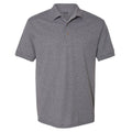 Navy - Side - Gildan Adult DryBlend Jersey Short Sleeve Polo Shirt