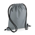 Pure Grey - Front - Bagbase Recycled Drawstring Bag