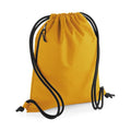 Mustard - Front - Bagbase Recycled Drawstring Bag