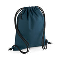 Petrol - Front - Bagbase Recycled Drawstring Bag