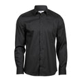 Black - Front - Tee Jays Mens Stretch Shirt