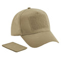 Desert Sand - Front - Beechfield Unisex Adult Removable Patch Baseball Cap